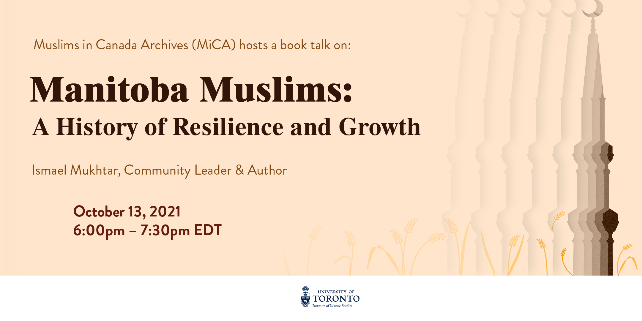 “Manitoba Muslims: A History of Resilience and Growth” Book Talk