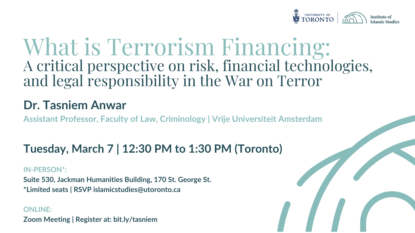 [Mar 7, 2023] What is Terrorism Financing feat Dr. Tasniem Anwar